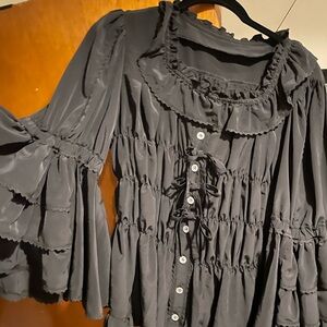 Metamorphose Flared Sleever Princess Blouse